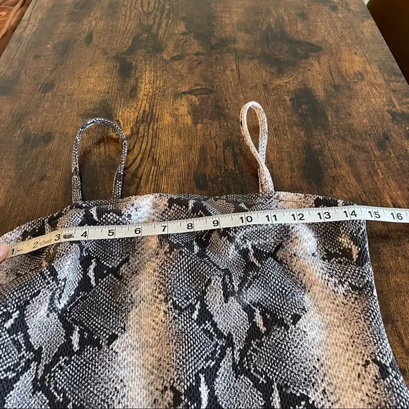 Motel snake print slip Bodycon dress - Picture 11 of 15